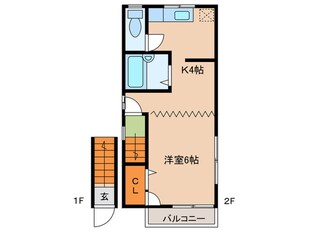 若松町１丁目戸建の物件間取画像